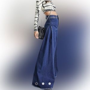 Free People | We the Free Santa Cruz Wide Leg Jeans EUC Size 27